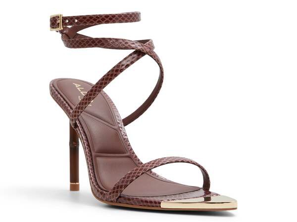 アルド レディース サンダル シューズ Bamby Sandal Dark Brown Snake Print