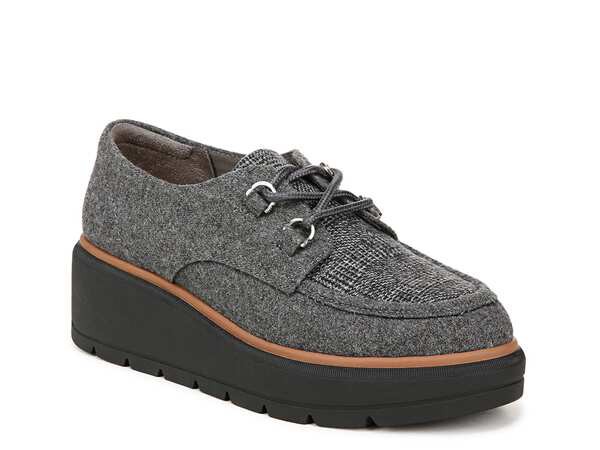 ドクター・ショール レディース オックスフォード シューズ Nice Day Max Wedge Oxford Grey