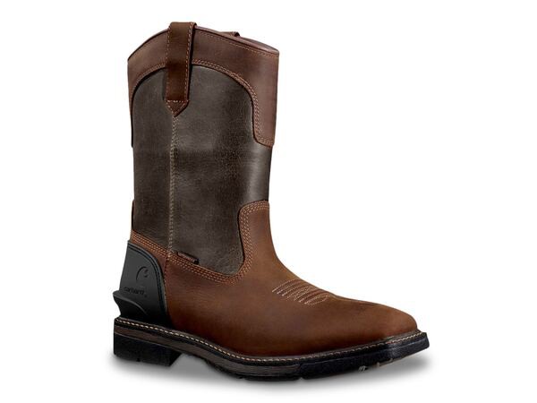 カーハート メンズ ブーツ・レインブーツ シューズ Montana 11 Waterproof Steel Toe Work Boot - Men´s Dark Brown/Dark Green