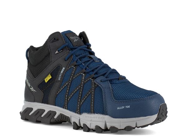 リーボック メンズ ブーツ・レインブーツ シューズ Trailgrip Alloy Toe Work Boot - Men's Navyの通販は