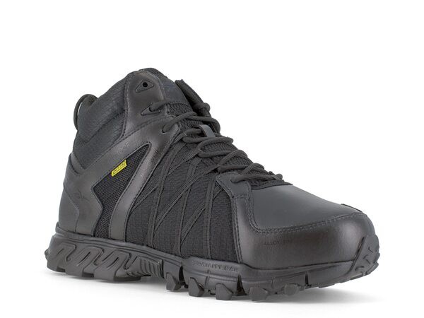 リーボック メンズ ブーツ・レインブーツ シューズ Trailgrip Alloy Toe Work Boot - Men's Black