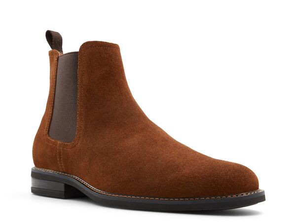 アルド メンズ ブーツ・レインブーツ シューズ Bristoll Chelsea Boot Brown Suede