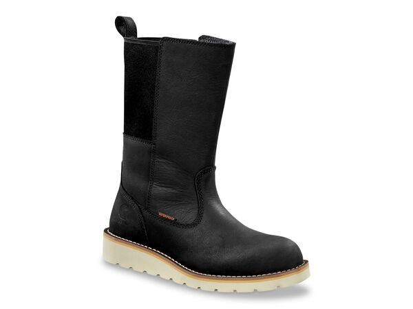 カーハート レディース ブーツ・レインブーツ シューズ Wellington Wedge Work Boot - Women's Black