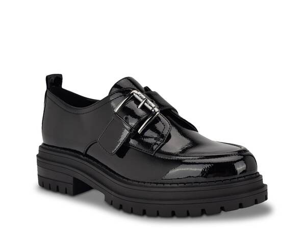 カルバンクライン レディース スリッポン・ローファー シューズ Glenny Platform Loafer Black