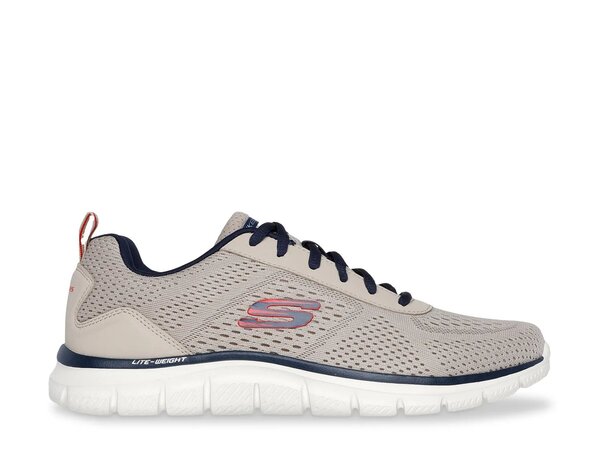 (取寄) スケッチャーズ メンズ トラック SKECHERS men Track Leshur Taupe/Navy スケッチャーズ メンズ スニーカー シューズ Track Leshur Sneaker
