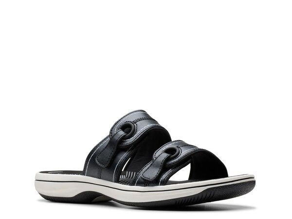 クラークス サンダル シューズ レディース Women's AmberLyn Bay Ankle-Strap Block-Heel Sandals Black Leather 送料無料 クラークス レディース サンダル シューズ Clarks Merliah2