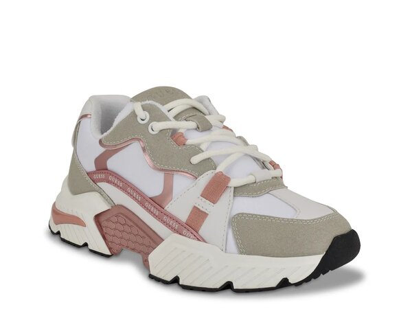 ゲス レディース スニーカー シューズ Carrli Sneaker White/Grey/Pink