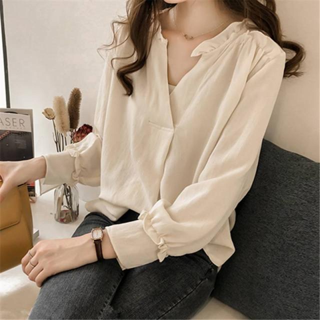 春新作 ブラウス レディース シャツ ブラウス シフォン ブラウス フリル ブラウス シャツブラウス 大きいサイズ ぽっちゃり服 の通販はau Pay マーケット Anemo