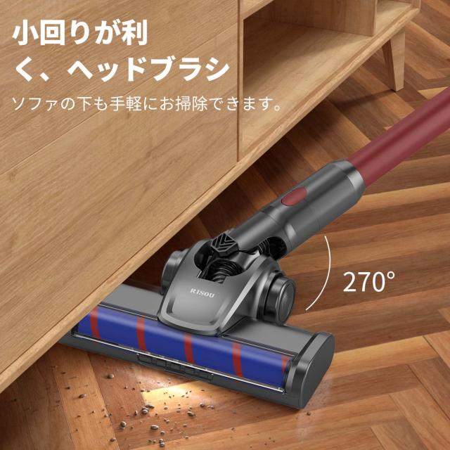 掃除機 コードレス サイクロン スティック コードレス ハンディ サイクロン掃除機 コードレス 超吸引力 28500Pa スティック サイクロン クリーナー 充電式  送料無料 新作 22.2V RS-024