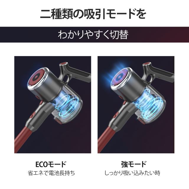 掃除機 コードレス サイクロン スティック コードレス ハンディ サイクロン掃除機 コードレス 超吸引力 28500Pa スティック サイクロン クリーナー 充電式  送料無料 新作 22.2V RS-024