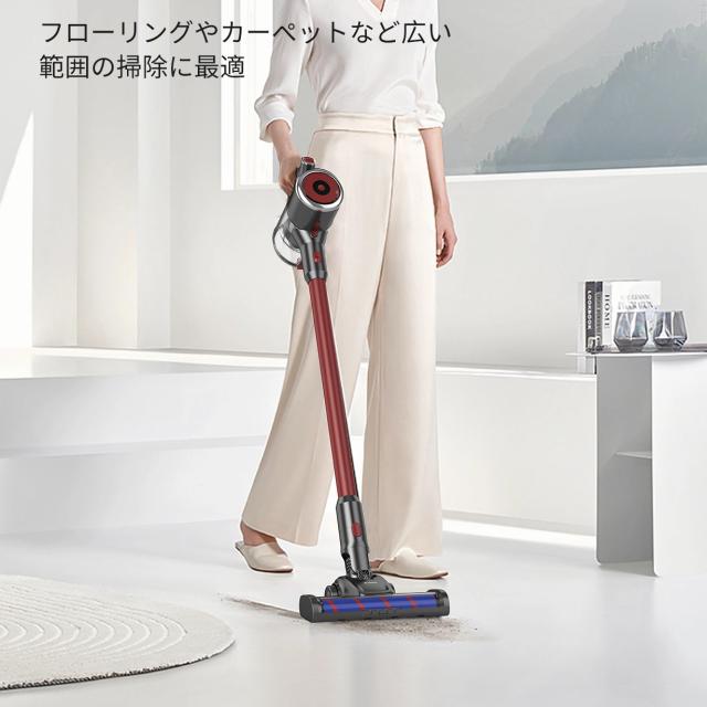 掃除機 コードレス サイクロン スティック コードレス ハンディ サイクロン掃除機 コードレス 超吸引力 28500Pa スティック サイクロン クリーナー 充電式  送料無料 新作 22.2V RS-024