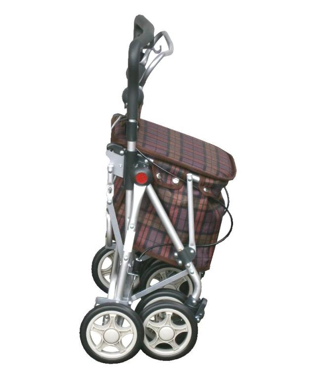 須恵廣工業 シルバーカー スイート III なでしこ紺 高齢者向け ミドル