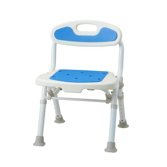 サテライト 福浴 折たたみコンパクトシャワーチェア ブルー FKW-02-Bの通販は