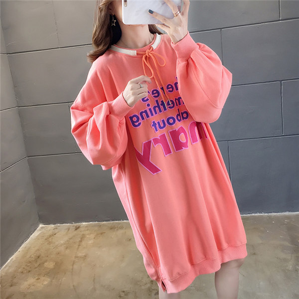 パーカーワンピース ロング 秋 冬 レディース パイル 裏毛 無地 スリット 大きいサイズ 大きめ パーカー ロング丈 ドロップショルダー ゆの通販はau Pay マーケット Sy商事