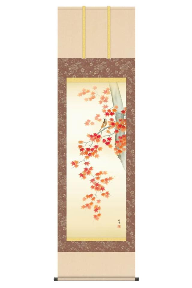 真作/水野秋峰/梅に小禽図/絹表装/布袋屋掛軸HB-575 真作/高橋秋華/老梅図/桐共箱付/布袋屋掛軸HE-516 - メルカリ