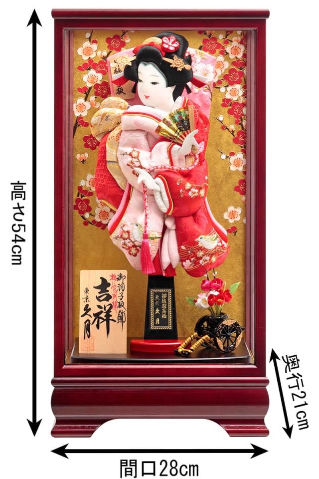 素敵な額入り華やかな花車の押絵 素敵な額入り華やかな花車の押絵