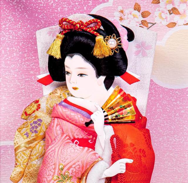 平安豊久　羽子板 楽天市場】羽子板 平安豊久 単品 摩耶作 藤娘 緋扇流古今押絵 15