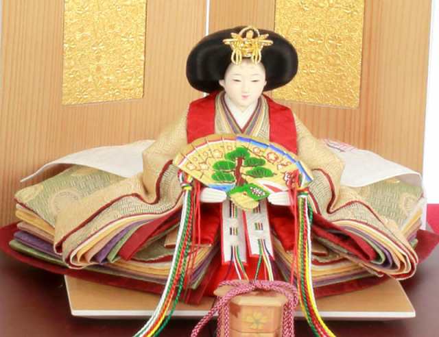 人形屋ホンポ(NINGYOYA HOMPO)雛人形 コンパクト 平飾り 京十二番親王