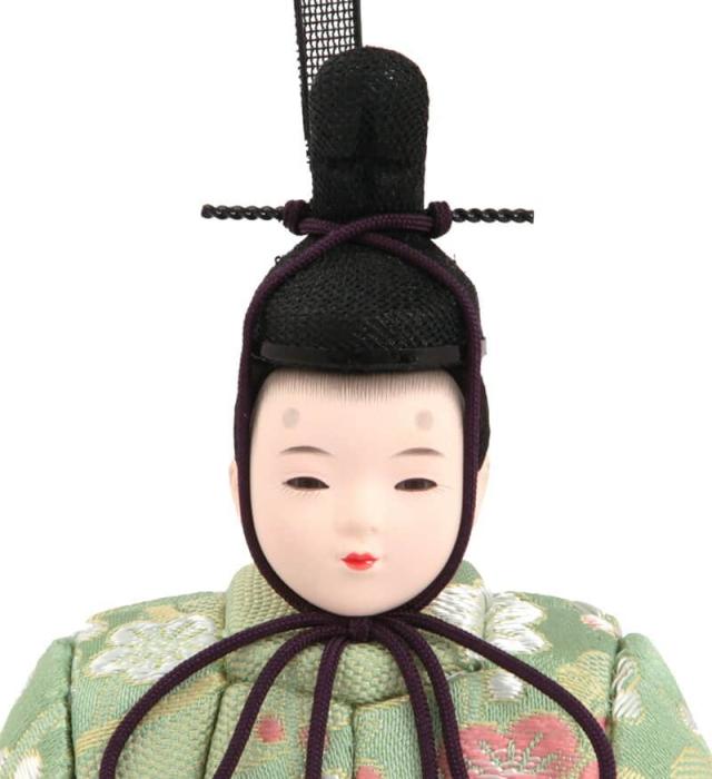 桃秀 ひな人形 （6号皿揃 吉田屋風桃に鳥/青郊窯）