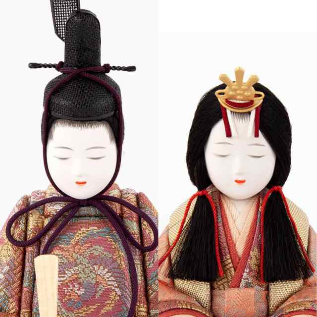 雛人形 一秀 ひな人形 雛 木目込人形飾り 平飾り 親王飾り 木村一秀作 伊織雛 正絹 伝統的工芸品 【2024年度新作】 h063-ih-055-6 の通販は