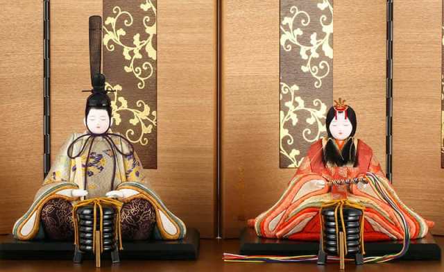 雛人形 コンパクト 一秀 ひな人形 雛 木目込人形飾り 平飾り