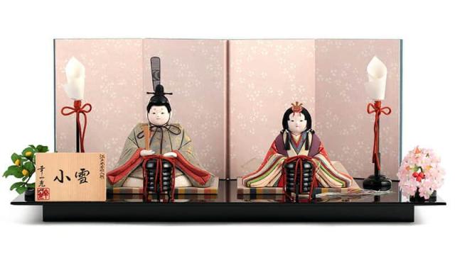 雛人形 幸一光 コンパクト ひな人形 雛 木目込人形飾り 平飾り 親王飾り 新小雪 目入頭 正絹極上裂地 【2025年度新作】 h073-koi-4325の通販は 157,490円