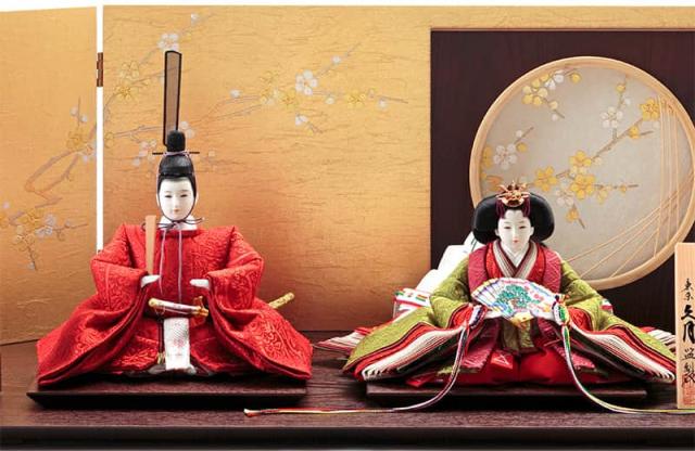ゆりかごさん専用　【新品　未使用】　清水久遊作　伝統的な雛人形　正絹　セット 雛人形 久月 ひな人形 雛 平飾り 親王飾り 清水久遊作 正絹唐織