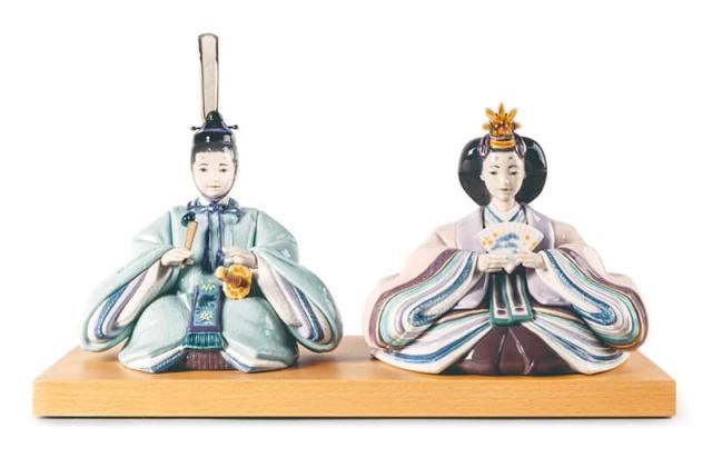 リヤドロ 雛人形 Lladro コンパクト ひな人形 雛 親王飾り Turquoise&Pink 本体のみ 【2025年度新作】【国内正規流通品】 h073-01009759の通販は