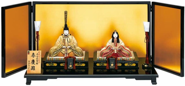 真多呂人形 | 雛人形,親王飾り 本金 春慶雛セット | 雛人形