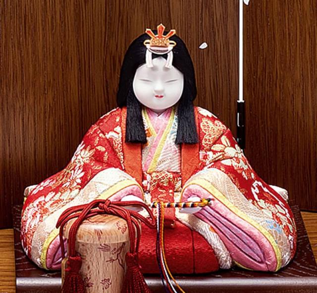 雛人形 真多呂 コンパクト ひな人形 雛 木目込人形飾り 平飾り