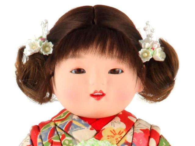 雛人形 ひな人形 雛 木目込人形飾り 市松人形 童人形 人形単品 頭原作 熊倉聖祥 衣裳着付 公司 正絹 【2025年度新作】 mi-kj-820121