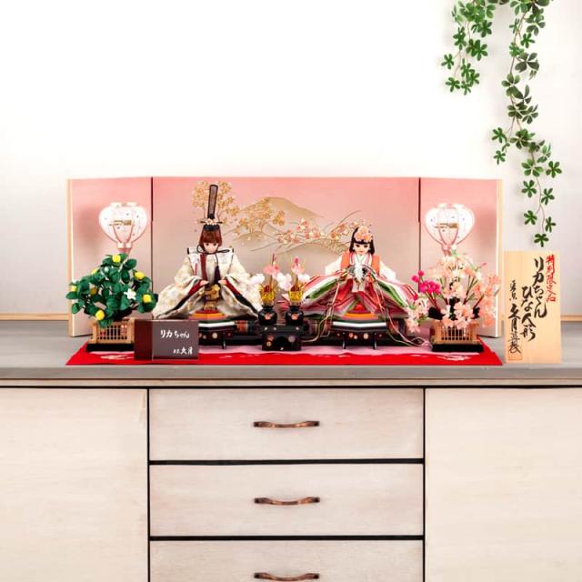 雛人形 リカちゃん 久月 ひな人形 平飾り 【リカちゃん】【久月×タカラトミー：当店オリジナル】 【2025年新作】 限定品 h303-ri-336の通販は 178,800円