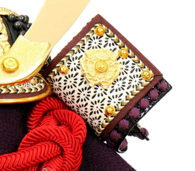 五月人形】端午の節句兜新品5号赤糸縅兜