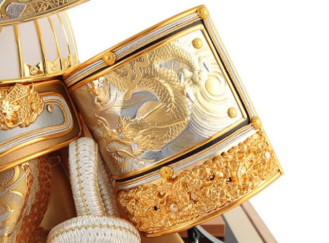 五月人形 ケース入り 着用兜飾り 六角天翔 伊達政宗の兜 fn3-2