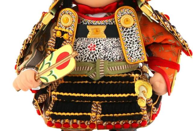 五月人形 幸一光 コンパクト 松崎人形 子供大将飾り 人形単品 玄 げん 金小札 黒糸威 YaekoProject 【2025年度新作】 h075-koi-5814の通販は