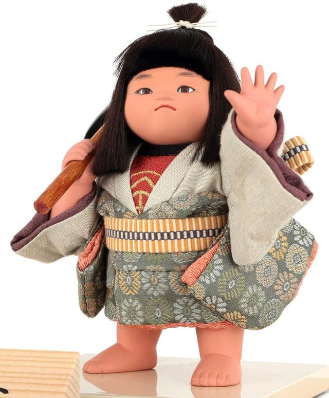 五月人形 幸一光 コンパクト 松崎人形 金太郎 武者人形 浮世人形