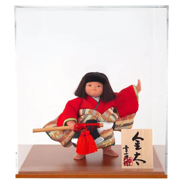五月人形 幸一光 コンパクト 松崎人形 金太郎 武者人形 ケース飾り 五号 金太 鉞 アクリルケース 【2025年度新作】 h075-koi-5636の通販は