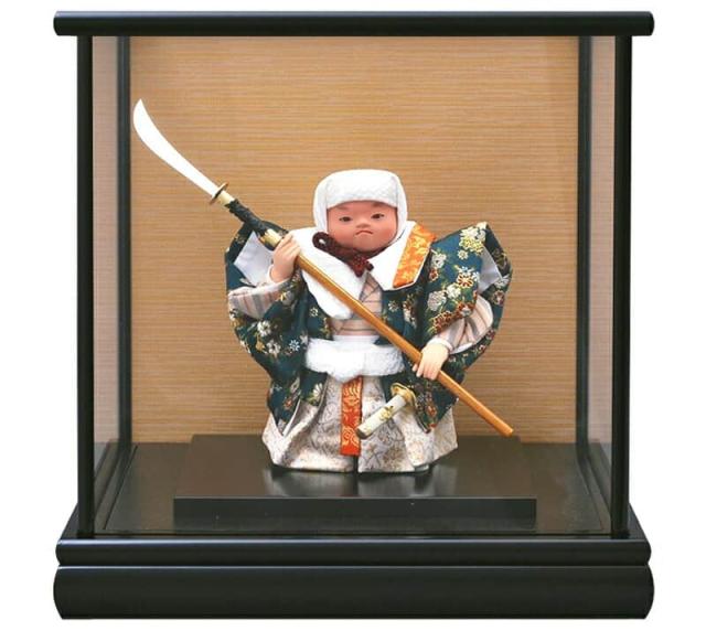 五月人形 幸一光 コンパクト 松崎人形 武者人形 ケース飾り 五号 弁慶 能弁慶 黒塗カブセケース 【2025年度新作】 h075-koi-5150の通販は