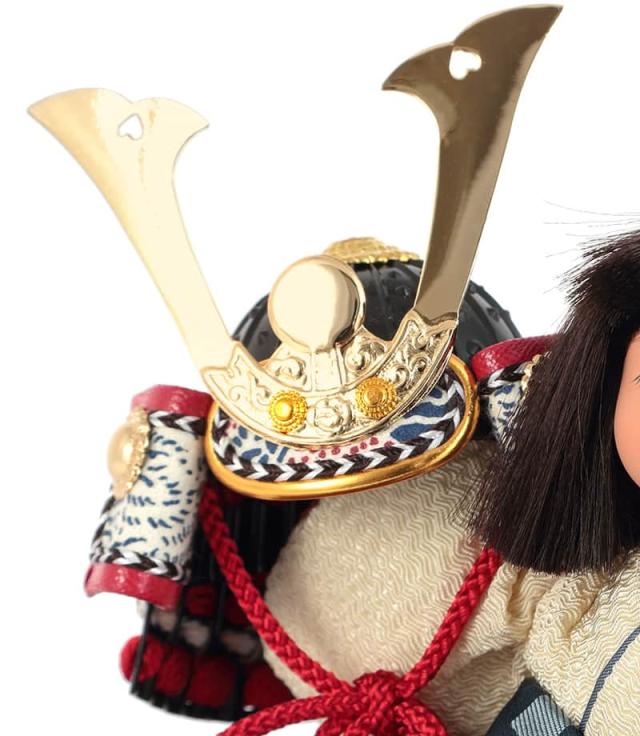 五月人形 幸一光 コンパクト 松崎人形 金太郎 武者人形 ケース飾り 五号 金太 兜 黒塗カブセケース 【2025年度新作】 h075-koi-5632の通販は