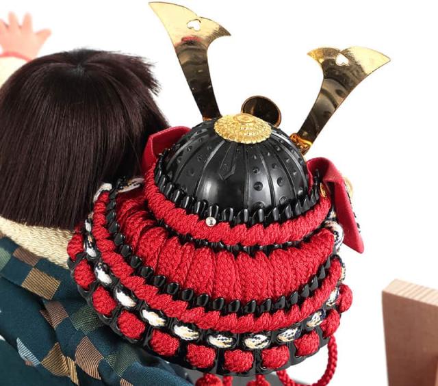 五月人形 幸一光 コンパクト 松崎人形 金太郎 武者人形 ケース飾り 五号 金太 兜 黒塗カブセケース 【2025年度新作】 h075-koi-5632の通販は