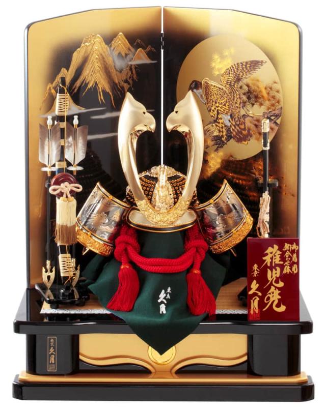 アウトレット品 五月人形五月屏風 屏風のみ 105cm 四曲箔押 本