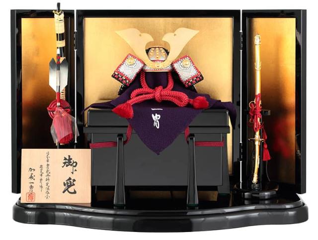 【高級品】名匠加藤一胄作 五月人形 兜飾り 大きめサイズ 高級品】名匠加藤一胄作 五月人形 兜飾り 大きめサイズ 高級品】