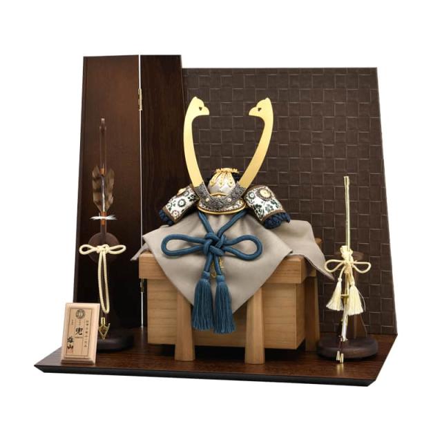 五月人形 コンパクト 豊久 兜平飾り 兜飾り 鈴甲子雄山作 清風 五分の一 【2025年度新作】 h075-mo-502894の通販は 96,245円