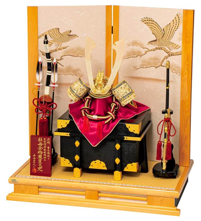 五月人形 豊久 兜平飾り 兜飾り 瑛太 牡丹金物巌星之兜 正絹糸威 18号 総檜造り 【2024年度新作】 h065-mo-502698 GG-084 112,595円