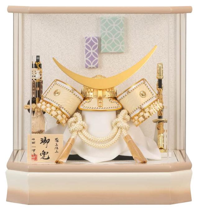 五月人形 伊達政宗公 兜ケース飾り 兜飾り 平安一甲作 7号 六角アクリルケース 【2025年度新作】 h075-moys-504の通販は