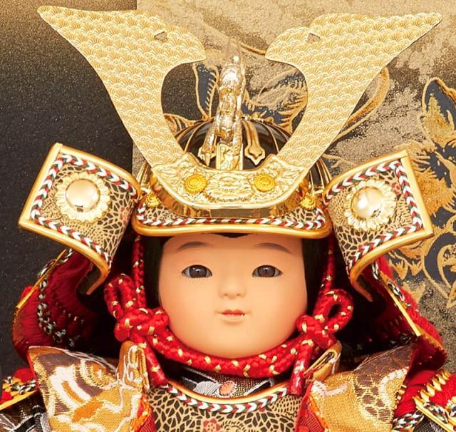 五月人形 コンパクト 吉徳 子供大将飾り 武者人形 平飾り 清村好英作 頭原型 杉田明十志 鎧着大将 飛龍 【2025年度新作】 h075-ys-507134の通販は