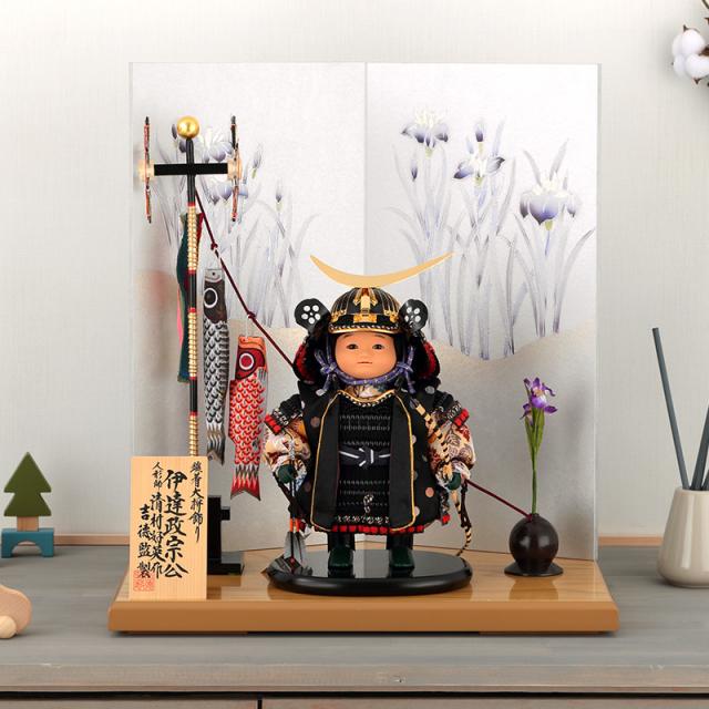 五月人形 コンパクト 吉徳 伊達政宗公 子供大将飾り 武者人形 平飾り 清村好英作 鎧着大将 【2025年度新作】 h035-ys-507133の通販は