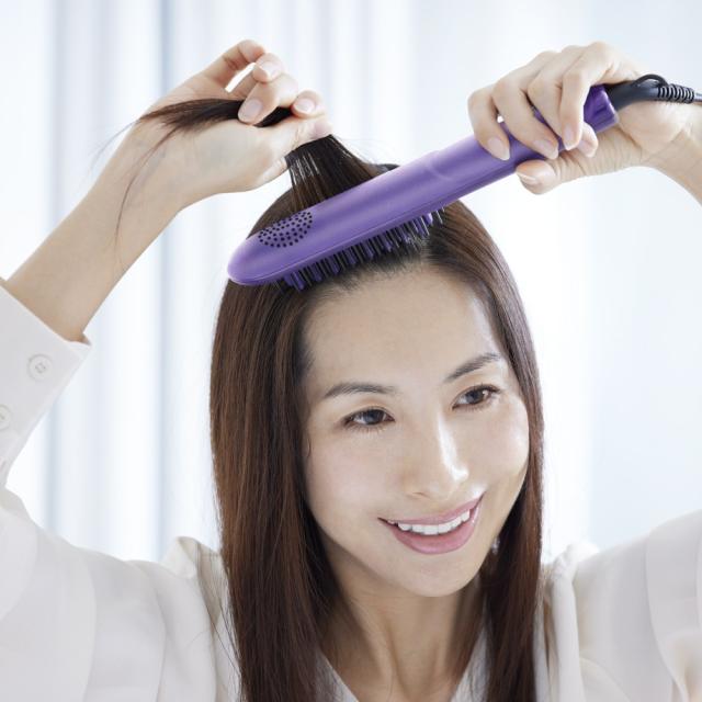 【3回使用】ヤーマン ブラシ型ヘアアイロン YAMAN DAFNI power ヤーマン ダフニ パワー(ヘアアイロン ブラシ型