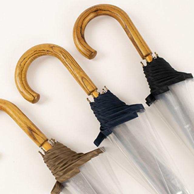 カテールＭＩ７ カテールエムアイセブン ホワイトローズ 65cm 8本骨 傘 紳士用 メンズ 高級ビニール傘 長傘 ワンタッチ ジャンプ式 正規品の通販は 13,200円