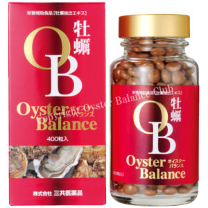 オイスターバランス OysterBalance 400粒 純国産真牡蠣濃縮エキス 瀬戸内海産 牡蠣抽出エキス 三共医薬品 牡蠣エキス サプリ 亜鉛